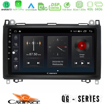Cadence qg Series 8core Android13 4+64gb Mercedes A/b/vito/sprinter Class Navigation Multimedia Tablet 9 u-qg-Mb0759