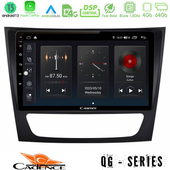 Cadence qg Series 8core Android13 4+64gb Mercedes e Class / cls Class Navigation Multimedia Tablet 9 u-qg-Mb0760
