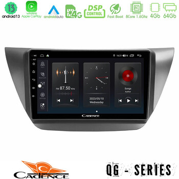 Cadence qg Series 8core Android13 4+64gb Mitsubishi Lancer 2004 – 2008 Navigation Multimedia Tablet 9 u-qg-Mt608