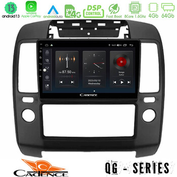 Cadence qg Series 8core Android13 4+64gb Nissan Navara Navigation Multimedia Tablet 9 u-qg-Ns0900