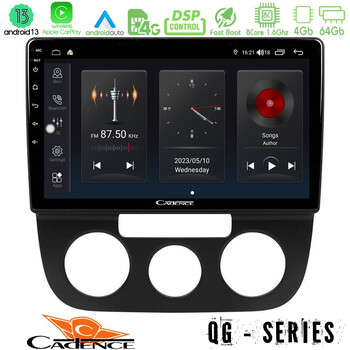 Cadence qg Series 8core Android13 4+64gb vw Jetta Navigation Multimedia Tablet 10 u-qg-Vw0393