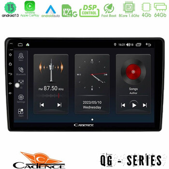 Cadence qg Series 8core Android13 4+64gb vw Tiguan Navigation Multimedia Tablet 9 (23mm Alarm Button) u-qg-Vw0639
