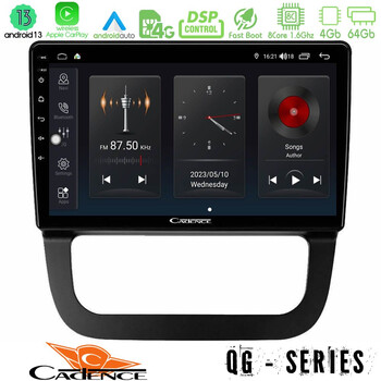 Cadence qg Series 8core Android13 4+64gb vw Jetta Navigation Multimedia Tablet 10 u-qg-Vw087t