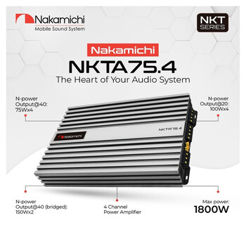 Nakamichi 4channel Amplifier Nkta 75.4 e-Nkta75.4