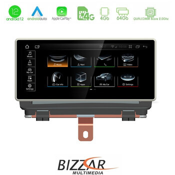 Bizzar oem ql Series Audi a3 (8v) 2013-2020 Android12 8core (4+64gb) Navigation Multimedia 10.25″ hd u-bl-Qlau40