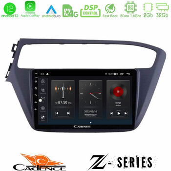 Cadence z Series Hyundai i20 2018-2020 8core Android12 2+32gb Navigation Multimedia Tablet 9 u-z-Hy1961