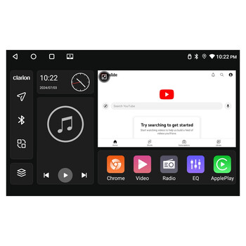 Clarion Gl300 Series 4core Android11 2+32gb Navigation Multimedia Tablet 9 με Carplay & Android Auto u-Gl300-9