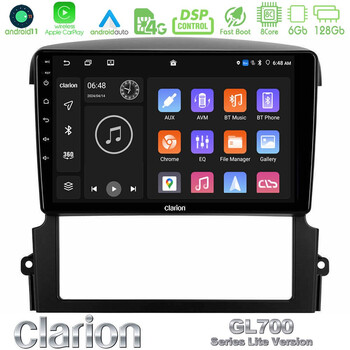 Clarion Gl700 Lite Series 8core Android11 6+128gb kia Sorento Navigation Multimedia Tablet 9 με Carplay &Amp; Android Auto u-G76l-Ki0407