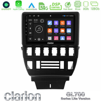 Clarion Gl700 Lite Series 8core Android11 6+128gb Lada Niva Navigation Multimedia Tablet 9 με Carplay &Amp; Android Auto u-G76l-Ld1334