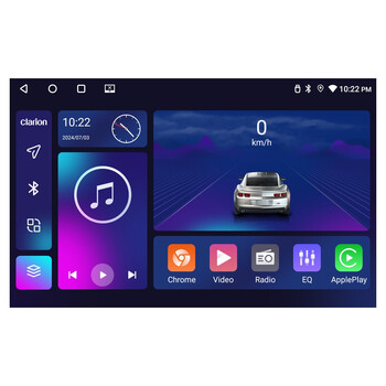 Clarion Gl700 Lite Series 8core Android11 2+32gb Navigation Multimedia Tablet 10 με Carplay &Amp; Android Auto u-G72l-10