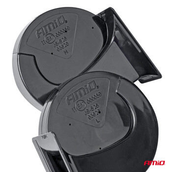 03620/AM ΚΟΡΝΑ 12V 110db 2 ΤΟΝΩΝ 410Hz και 510Hz  ΑΜΙΟ - 2 ΤΕΜ.
