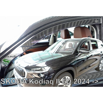 ΑΝΕΜ.28366 ΑΝΕΜΟΘΡΑΥΣΤΕΣ ΓΙΑ SKODA KODIAQ 5D 2024+ ΖΕΥΓΑΡΙ ΑΠΟ ΕΥΚΑΜΠΤΟ ΦΙΜΕ ΠΛΑΣΤΙΚΟ HEKO - 2 ΤΕΜ.