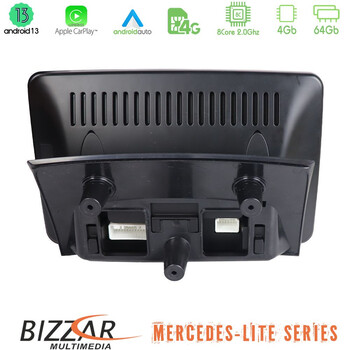 Bizzar Lite Series Mercedes Android13 8core (4+64gb) 8core Mercedes Ml/slk Ntg4.5 Navigation Multimedia Station 9 u-Mb6643u