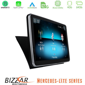 Bizzar Lite Series Mercedes Android13 8core (4+64gb) 8core Mercedes Ml/slk Ntg4.5 Navigation Multimedia Station 9 u-Mb6643u