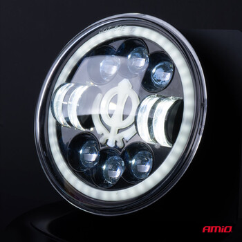 03696/AM ΠΡΟΒΟΛΕΑΣ ΕΡΓΑΣΙΑΣ ΣΤΡΟΓΓΥΛΟΣ GHOST 5.500lm 9>36V 60W 6.000K Φ170x170x65mm 4 ΧΡΗΣΕΩΝ ΑΜΙΟ - 1 ΤΕΜ.
