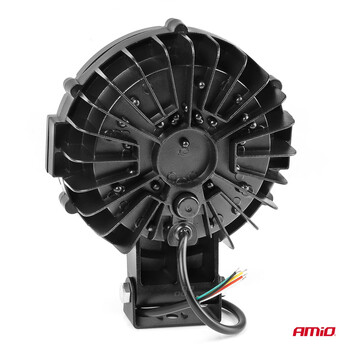 03698/AM ΠΡΟΒΟΛΕΑΣ ΕΡΓΑΣΙΑΣ ΣΤΡΟΓΓΥΛΟΣ X-LIGHT 5.500lm 9>36V 60W 6.000K 9 led Φ170x170x65mm 4 ΧΡΗΣΕΩΝ ΑΜΙΟ - 1 ΤΕΜ.