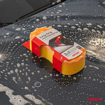 03841/AM ΣΦΟΥΓΓΑΡΙ ΠΛΥΣΙΜΑΤΟΣ EASY GRIP 21x11x6 cm  ΑΜΙΟ - 1 ΤΕΜ.