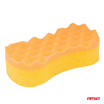 03841/AM ΣΦΟΥΓΓΑΡΙ ΠΛΥΣΙΜΑΤΟΣ EASY GRIP 21x11x6 cm  ΑΜΙΟ - 1 ΤΕΜ.