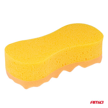 03841/AM ΣΦΟΥΓΓΑΡΙ ΠΛΥΣΙΜΑΤΟΣ EASY GRIP 21x11x6 cm  ΑΜΙΟ - 1 ΤΕΜ.