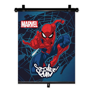 S59328/AM ΚΟΥΡΤΙΝΑΚΙ ΗΛΙΟΠΡΟΣΤΑΣΙΑΣ ΣΕ ΡΟΛΟ SPIDERMAN 36x45cm ΓΙΑ ΠΛΑΙΝΟ ΤΖΑΜΙ/ΠΙΣΩ ΠΑΡΜΠΡΙΖ AMIO - 1 Τεμ.