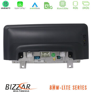 Bizzar Lite Series bmw 3er/4er(f30/f32) Android13 8core (4+64gb) Navigation Multimedia 10.25″ hd u-Bm66327u