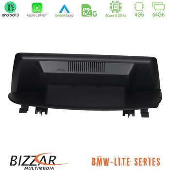 Bizzar Lite Series bmw 3 Series e90 (Χωρίς Εργ.οθόνη) Android13 8core (4+64gb) Navigation Multimedia 10.25″ hd u-Bm66349l