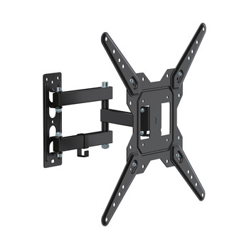 DM-2355FD . Βάση TV 23"-55" έως 30kg ρυθμιζόμενη με διπλό βραχίονα επιτοίχια DM PRO μαύρη