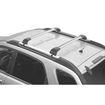 N15209 ΜΠΑΡΑ ΟΡΟΦΗΣ  ΑΛΟΥΜΙΝΙΟΥ 114cm ΑΣΗΜΙ SILENZIO CX ORIGINE SYSTEM ( STANDARD / FLUSH RAILING) NORDRIVE - 1 ΤΕΜ.