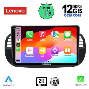 LENOVO SSZ 12130_CPA (9inc) MULTIMEDIA TABLET for FIAT 500 mod. 2007-2014