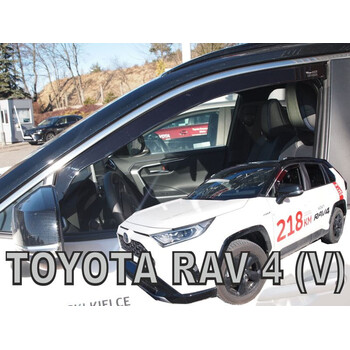 ΑΝΕΜ.29656 ΑΝΕΜΟΘΡΑΥΣΤΕΣ ΓΙΑ TOYOTA RAV 4 V 5D 2019+ ΖΕΥΓΑΡΙ ΑΠΟ ΕΥΚΑΜΠΤΟ ΦΙΜΕ ΠΛΑΣΤΙΚΟ HEKO - 2 ΤΕΜ.