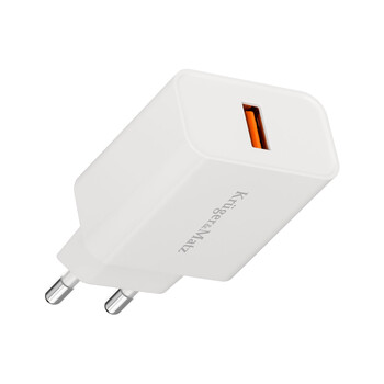 KM0851 . Φορτιστής USB-A 18W με λειτουργία Quick Charge Kruger&Matz
