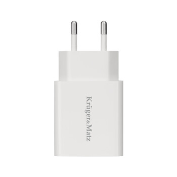 KM0851 . Φορτιστής USB-A 18W με λειτουργία Quick Charge Kruger&Matz