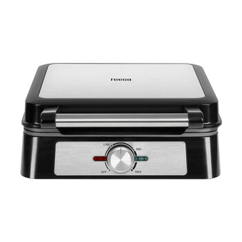 TSA3236 . Βαφλιέρα 4 θέσεων 1600W inox με ρύθμιση ισχύς Teesa