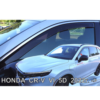 ΑΝΕΜ.17192 ΑΝΕΜΟΘΡΑΥΣΤΕΣ ΓΙΑ HONDA CR-V 5D 2022+ ΖΕΥΓΑΡΙ ΑΠΟ ΕΥΚΑΜΠΤΟ ΦΙΜΕ ΠΛΑΣΤΙΚΟ HEKO - 2 ΤΕΜ.
