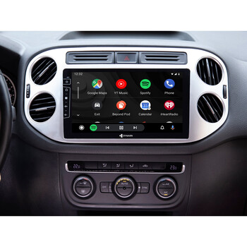 Dynavin d9 Series Οθόνη vw Tiguan 2007-2016 9 Android11 Navigation Multimedia Station (Ασημί) u-d9-83s-prm