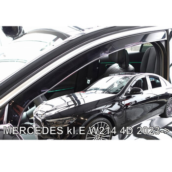 ΑΝΕΜ.23648 ΑΝΕΜΟΘΡΑΥΣΤΕΣ ΓΙΑ MERCEDES W214 4D 2023+ ΖΕΥΓΑΡΙ ΑΠΟ ΕΥΚΑΜΠΤΟ ΦΙΜΕ ΠΛΑΣΤΙΚΟ HEKO - 2 ΤΕΜ.