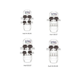 Steg Ma8c Διαιρούμενο Ηχείο Plug&play για Audi/seat/lamborghini h-gt-Ma8c