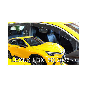 ΑΝΕΜ.SET30039 ΑΝΕΜΟΘΡΑΥΣΤΕΣ ΓΙΑ LEXUS LBX 5D 2023+ ΣΕΤ ΑΥΤΟΚΙΝΗΤΟΥ ΑΠΟ ΕΥΚΑΜΠΤΟ ΦΙΜΕ ΠΛΑΣΤΙΚΟ HEKO - 4 ΤΕΜ.