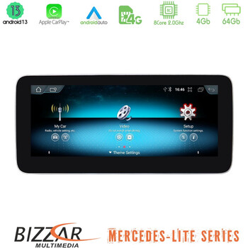 Bizzar Lite Series e Class W207 Ntg4.0 Android13 8core (4+64gb) Navigation Multimedia 10.25 u-Mb6633l