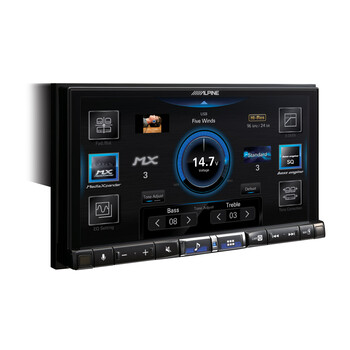 Alpine iLX-705DM Premium 2DIN Digital Media Station, car stereo featuring DAB+ digital radio, Apple