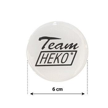 ΑΥΤ.HEKO/3 HEKO ΑΥΤΟΚΟΛΛΗΤΑ ΖΑΝΤΩΝ 6 cm ΛΕΥΚΟ/ΜΑΥΡΟ ΣΜΑΛΤΟΥ - 4 ΤΕΜ.