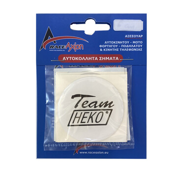 ΑΥΤ.HEKO/4 HEKO ΑΥΤΟΚΟΛΛΗΤΑ ΖΑΝΤΩΝ 6,7 cm ΛΕΥΚΟ/ΜΑΥΡΟ ΣΜΑΛΤΟΥ - 4 ΤΕΜ.