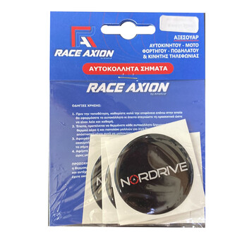 ΑΥΤ.NORDRIVE/3 NORDRIVE ΑΥΤΟΚΟΛΛΗΤΑ ΖΑΝΤΩΝ 6 cm ΛΕΥΚΟ/ΜAYΡO/KOKKINO ΣΜΑΛΤΟΥ - 4 ΤΕΜ.