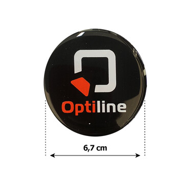 ΑΥΤ.OPTILINE/4 OPTILINE ΑΥΤΟΚΟΛΛΗΤΑ ΖΑΝΤΩΝ 6,7 cm ΛΕΥΚΟ/ΜΑΥΡΟ/ΠΟΡΤΟΚΑΛΙ ΣΜΑΛΤΟΥ - 4 ΤΕΜ.