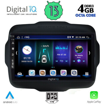 DIGITAL IQ BXD 6290_CPA (9inc) MULTIMEDIA TABLET for JEEP RENEGADE  mod. 2014&gt;