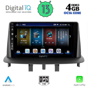 DIGITAL IQ BXD 6556_CPA (9inc) MULTIMEDIA TABLET for RENAULT MEGANE 3 mod. 2009-2016