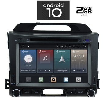 DIGITAL IQ X374M_GPS (8'' DVD) MULTIMEDIA for  KIA SPORTAGE mod. 2010-2015