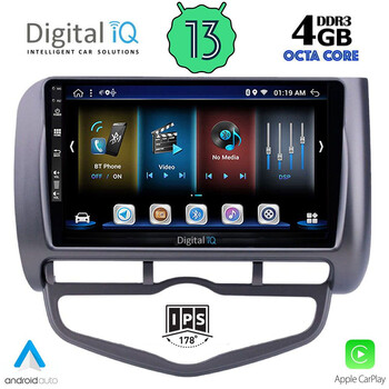 DIGITAL IQ BXD 6210_CPA CLIMA (9inc) MULTIMEDIA TABLET for HONDA JAZZ mod. 2002-2008