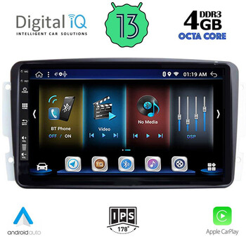 DIGITAL IQ BXD 6401_CPA (9inc) MULTIMEDIA TABLET for MERCEDES CLK (W209) mod. 2000-2004