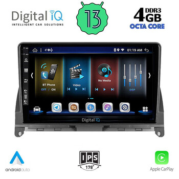 DIGITAL IQ BXD 6405_CPA (9inc) MULTIMEDIA TABLET for MERCEDES C (W204) mod. 2007-2011